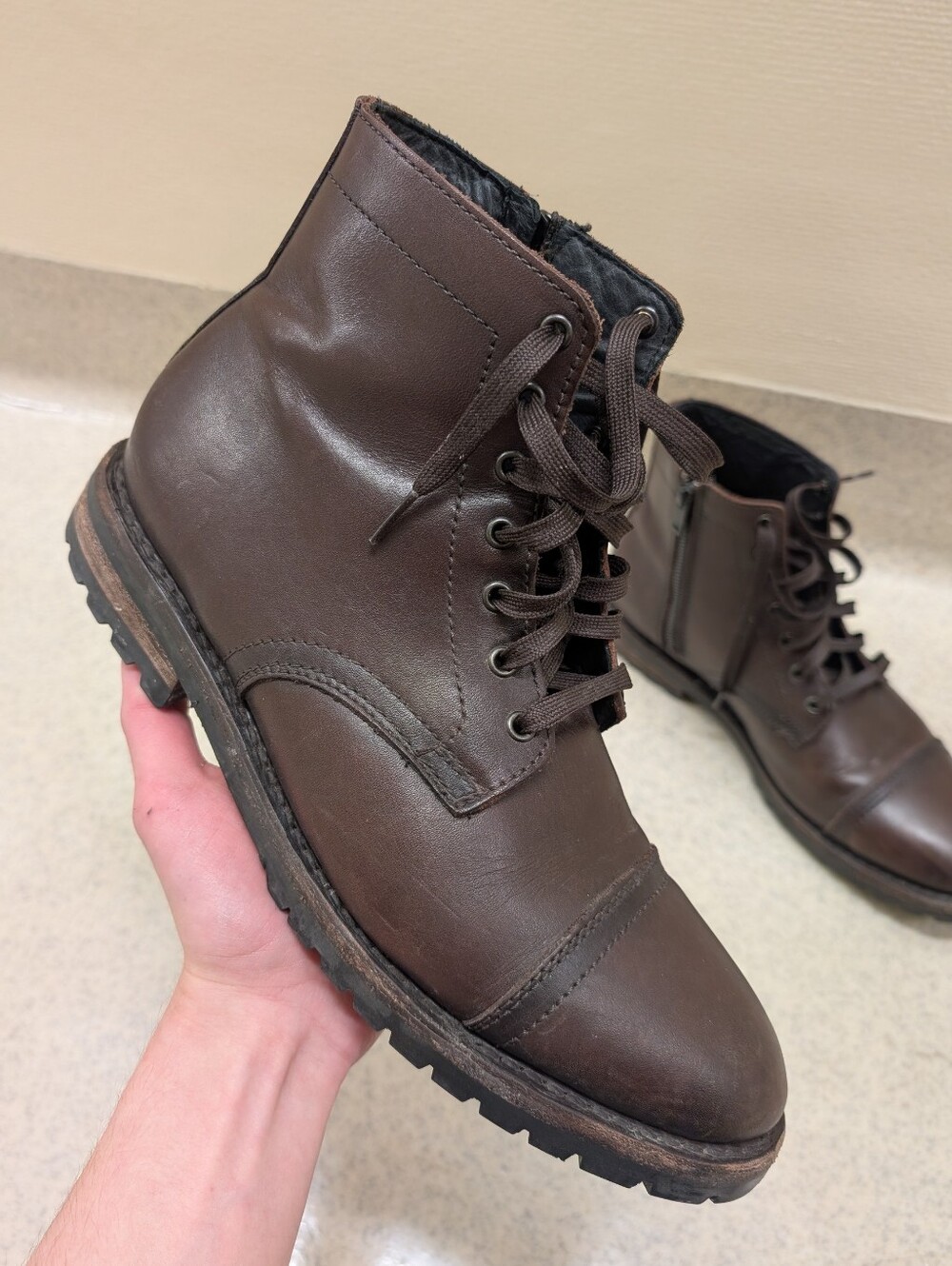 Thursday Boot Company Major side Zip boots mens 10
